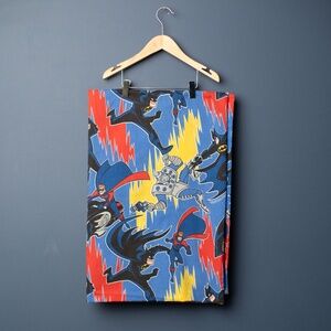 VINTAGE 1996 Batman and Robin twin flat sheet